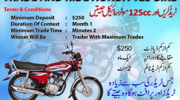 Forex Trading Competition - Trade And Win Honda 125 Bike In Pakistan