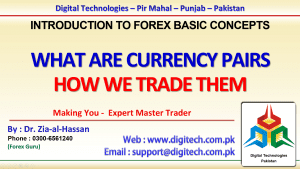 What Are Currency Pairs And How To Trade In Urdu Hindi
