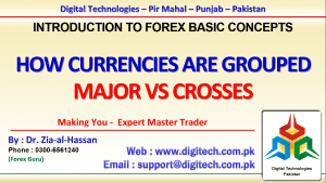 How Currencies Are Grouped In Major And Cross Currency Groups In Urdu Hindi