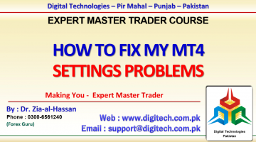 How To Fix My MT4 Settings Problems In Urdu Hindi