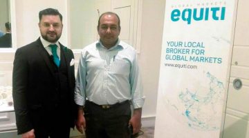 Dr. Zia-al-Hassan With Shaheryar Lodhi The Head Of Business Development For Asia For Equiti Global