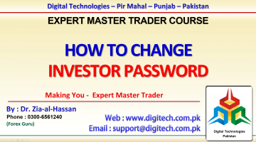 How To Change Investor Password In MT4 In Urdu Hindi