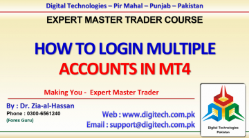 How To LogIn Multiple Accounts In MT4 In Urdu Hindi