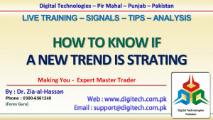 How To Know If A New Trend Is Starting Or How To Identify Trend Reversal