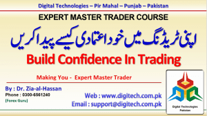 How To Develop Confidence In Your Forex Trading