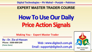 How To Use Daily Price Action Signals