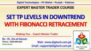 How To Get Take Profit Levels In Down Trend By Fiboncci Retracement