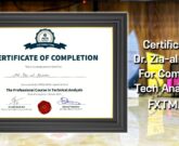 Certificate Of Completion Of Forex Trading Technical Analysis Course By FXTM 17-Oct-2015
