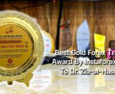 Best Gold Forex Trading Shield Award By Instaforex.Com To Dr. Zia-al-Hassan