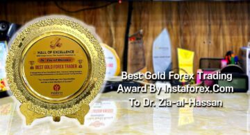 Best Gold Forex Trading Shield Award By Instaforex.Com To Dr. Zia-al-Hassan