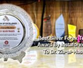 Best Silver Forex Trading Shield Award By Instaforex.Com To Dr. Zia-al-Hassan