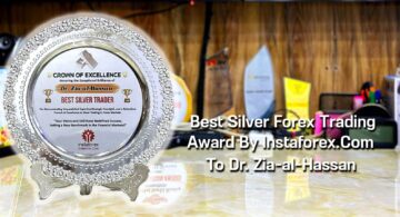 Best Silver Forex Trading Shield Award By Instaforex.Com To Dr. Zia-al-Hassan